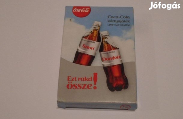Coca-Cola kártya - új, csomagolt, - alul szürke színű - Gyűjtőknek is!