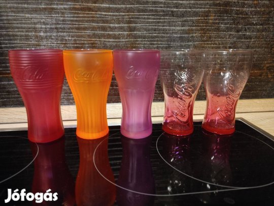 Coca Cola különleges poharak 2500 Ft/db