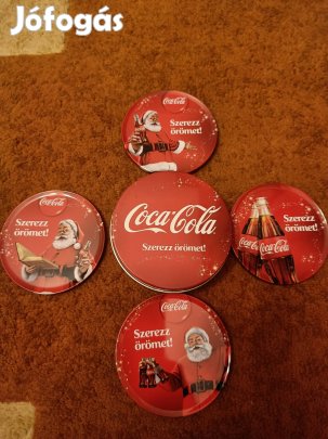 Coca Cola pohár alátétek fémből.