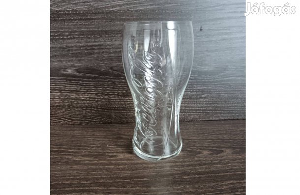 Coca Cola pohár új, dombornyomott, hibátlan