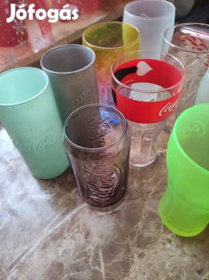 Coca Cola poharak gyűjtői darabok