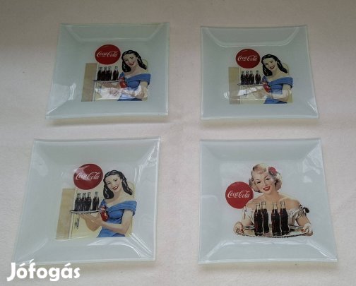 Coca Cola tányér 4 db