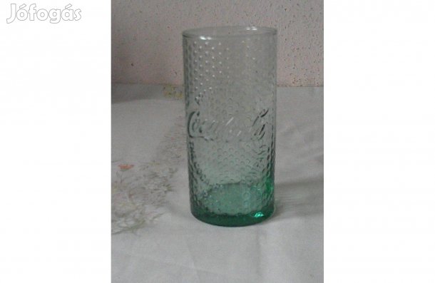 Coca Cola üveg pohár ( 3 dl. Zöld )