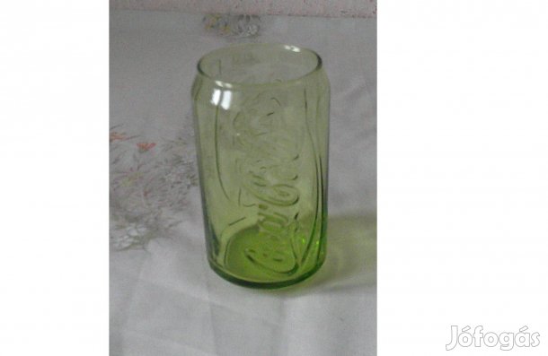 Coca Cola üveg pohár ( 3 dl. Zöld )