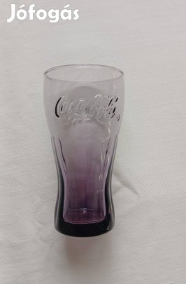 Coca Cola üvegpohár lila 01