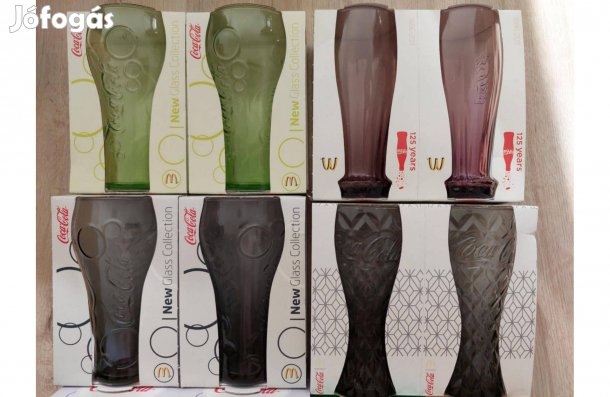 Coca Cola üvegpoharak