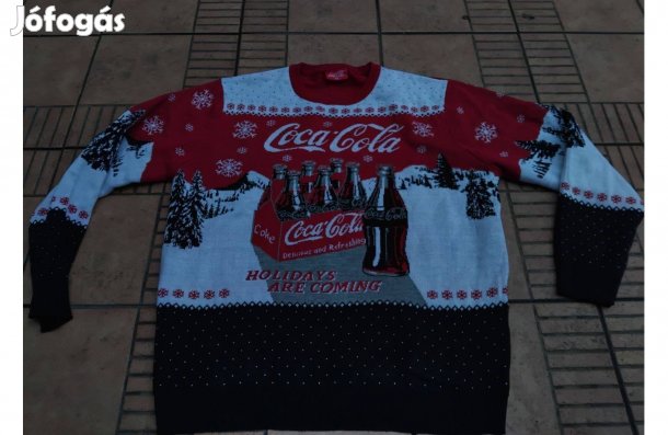 Coca cola karácsonyi pulóver XL XXL