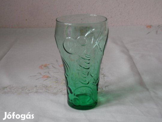 Coca cola pohár ( 3 dl.-es, Zöld )
