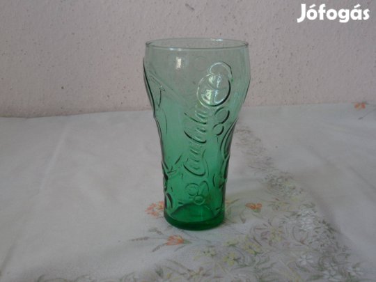 Coca cola pohár ( 3 dl.-es, Zöld )