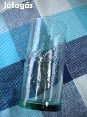 Coca cola pohár ( 3 dl.-es, Zöld )antik gyűjtői darab