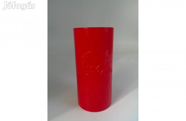 Coca cola üveg pohár ( 3 dl.-es, piros ) eladó