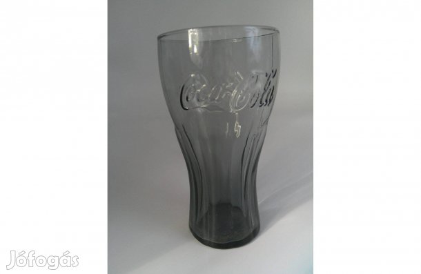 Coca cola üveg pohár ( 3 dl.-es, szürke ) eladó