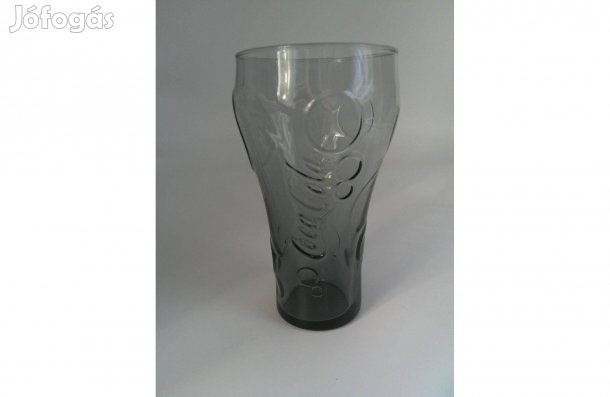 Coca cola üveg pohár ( 3 dl.-es, szürke ) eladó