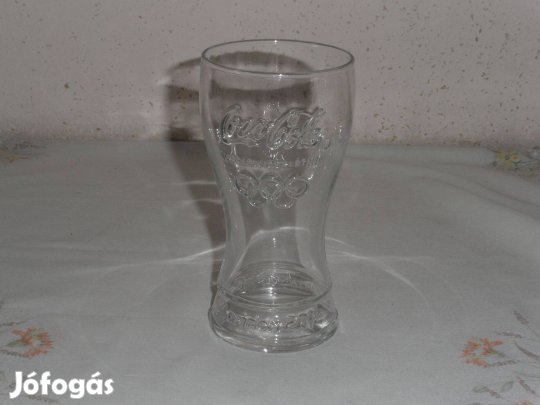 Coca cola üveg pohár ( London 2012, 3 dl.-es )
