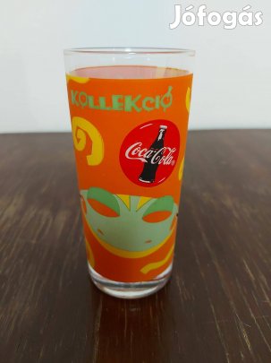 Coca cola üveg pohár színes eladó Új !