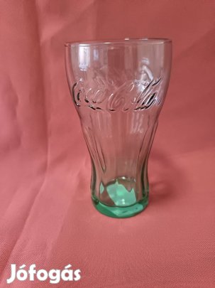 Coca cola üveg pohár zöld eladó Új !