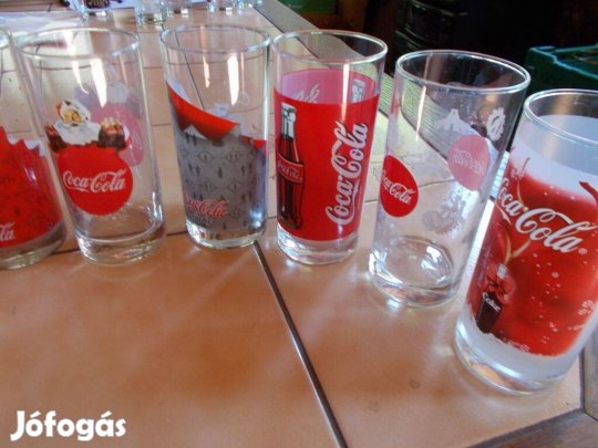 Coca-colás poharak