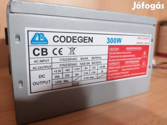 Codegen 300X tápegység