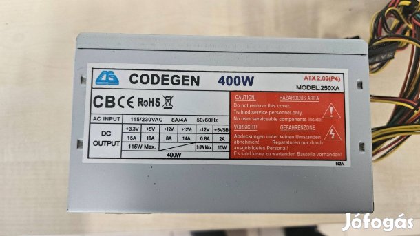 Codegen 400W tápegység