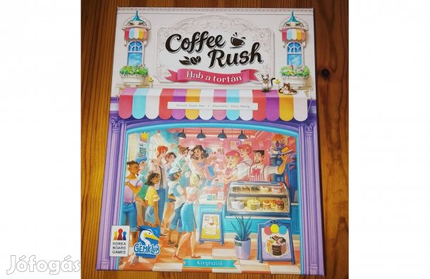 Coffee Rush: Hab a tortán kiegészítő társasjáték eladó!