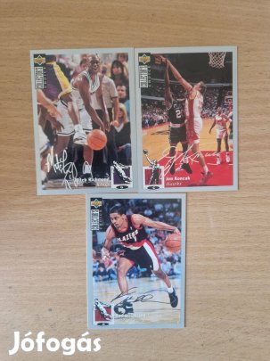 Collector's Choice 1994-95 Silver Signature kosaras kártyák 3db