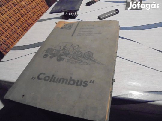 Colombus kombájn kézikönyv - alkatrész katalógus