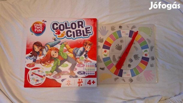 Color Cible (One Two Fun) mozgásos Twister jellegű társasjáték,