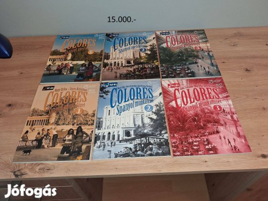 Colores 1-3. (spanyol nyelvkönyv + munkafüzet) Új!