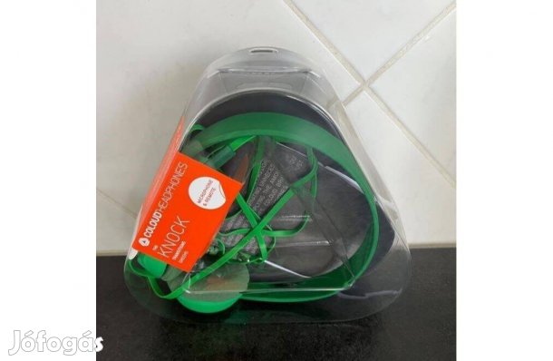 Coloud Knock zöld színű fejhallgató új