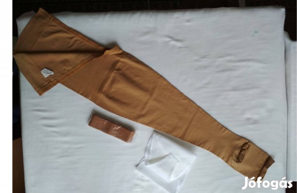 Combtőig érő egyszáras kopressziós harisnya derékövvel