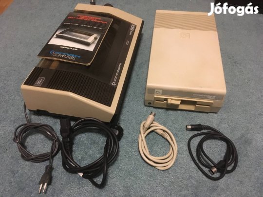 Commodore 1541 floppy meghajtó és MPS-801 nyomtató (C64-hez)