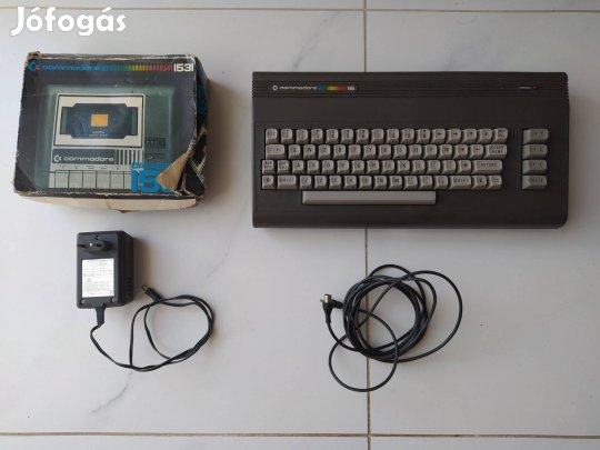 Commodore 16 mikroszámítógép tápegységgel dobozos Commodore magnóval