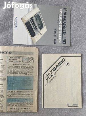 Commodore 64 1530 kezelési Ász játékfüzet programozás 1983