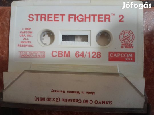 Commodore 64 és 128 Street fighter 2 játék 