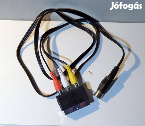 Commodore SCART-DIN-RCA videókábel