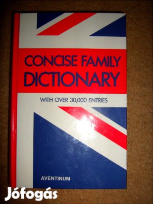 Concise Family Dictionary. Brown Watson. Egynyelvű, ajándéknak is