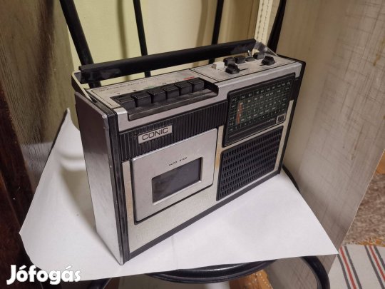 Conic 4833-2 - rádiós és kazettás magnó - szingapúri gyártmány!