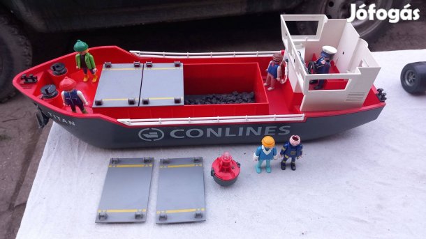 Conlines playmobil hajó motorral bólya 5 figurával