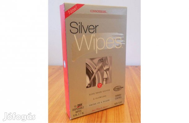 Connoisseurs Silver Wipes - ezüst eszköz tisztító kendő