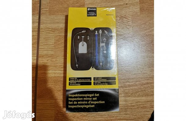 Conrad Ellenőrző Tükörkészlet LED-es Vizsgálótükör Teljesen Új ***