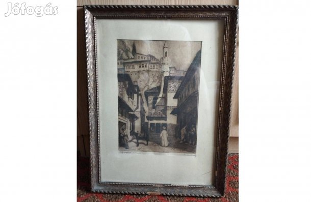 Conrad Gyula (1918) "Öreg mecset, Albánia"