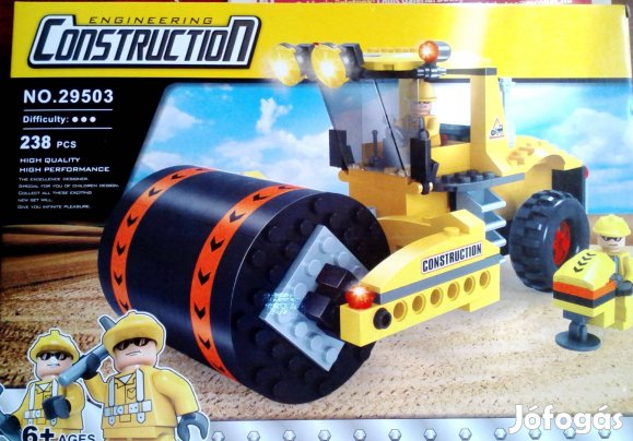 Construction XXL 238 elemes építő szerelő játék új Komoly Nagy Csomag