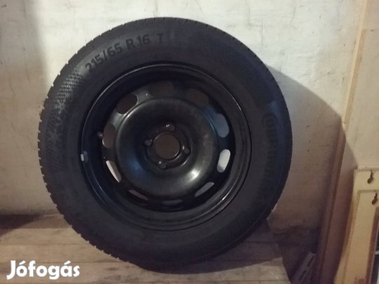 Continental 215/65 R 16 T használt téli gumi garnitúra (4 db) +ajándék