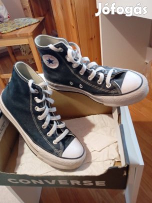 Converse fekete magasszárú, 37-es alig használt Debrecenben