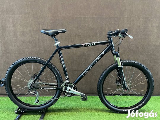 Conway 26" MTB Kerékpár! 55cm! 3x9! Lockout! Deore XT! Rockshox