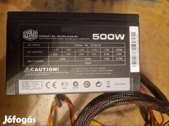 Cooler Master 500W pc tápegység