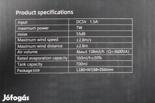 Coolingfan CF-006 párás ventillátor