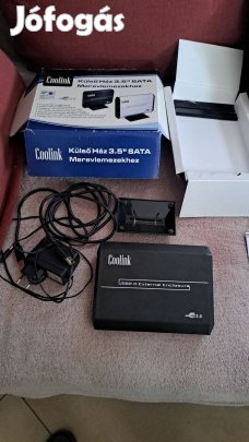Coolink 3.5" SATA külső merevlemez ház USB 2.0