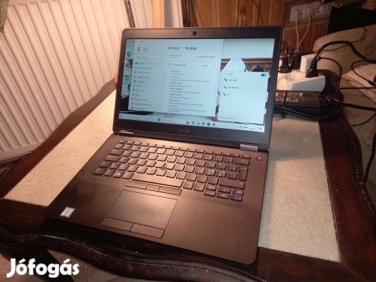 Core i5 webkamerás Dell ultrabook, WIN 11, HDMI, 256 SSD, 8 GB, 4 H