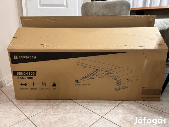 Corength 900 dönthető edzőpad - újszerű állapot, dobozzal